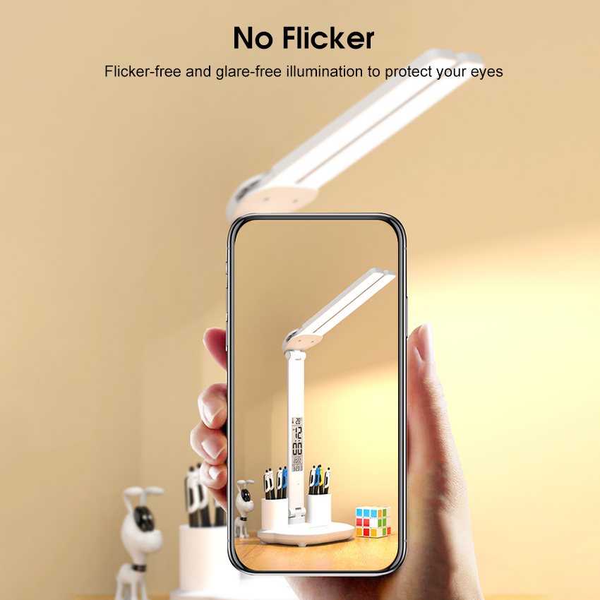 Đèn LED Để Bàn Đa Năng Đèn Học Để Bàn Chống Cận Cao Cấp Với 3 Màu Đèn Học Chống Cận Thông Minh