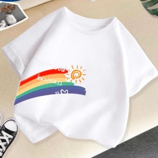 Áo thun cho bé .in hình cầu vồng 🌈 siêu đẹp