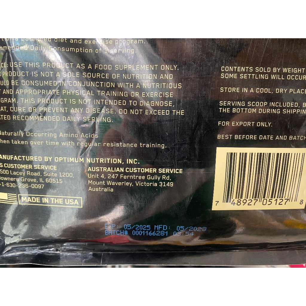 Bột đạm dinh dưỡng thể thao thể hình GOLD STANDARD 100% WHEY 4.5KG hỗ trợ tăng cơ từ thương hiệu OPTIMUM NUTRITION