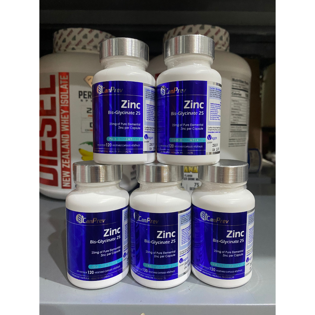 Viên uống kẽm Canprev ZINC BIS GLYCINATE 25MG x 120 viên