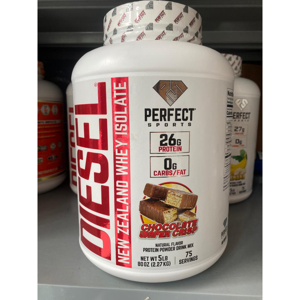 Bột đạm whey Perfect Sports DIESEL NEW ZEALAND WHEY ISOLATE 5Lbs