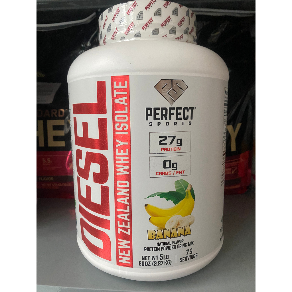 Bột đạm whey Perfect Sports DIESEL NEW ZEALAND WHEY ISOLATE 5Lbs
