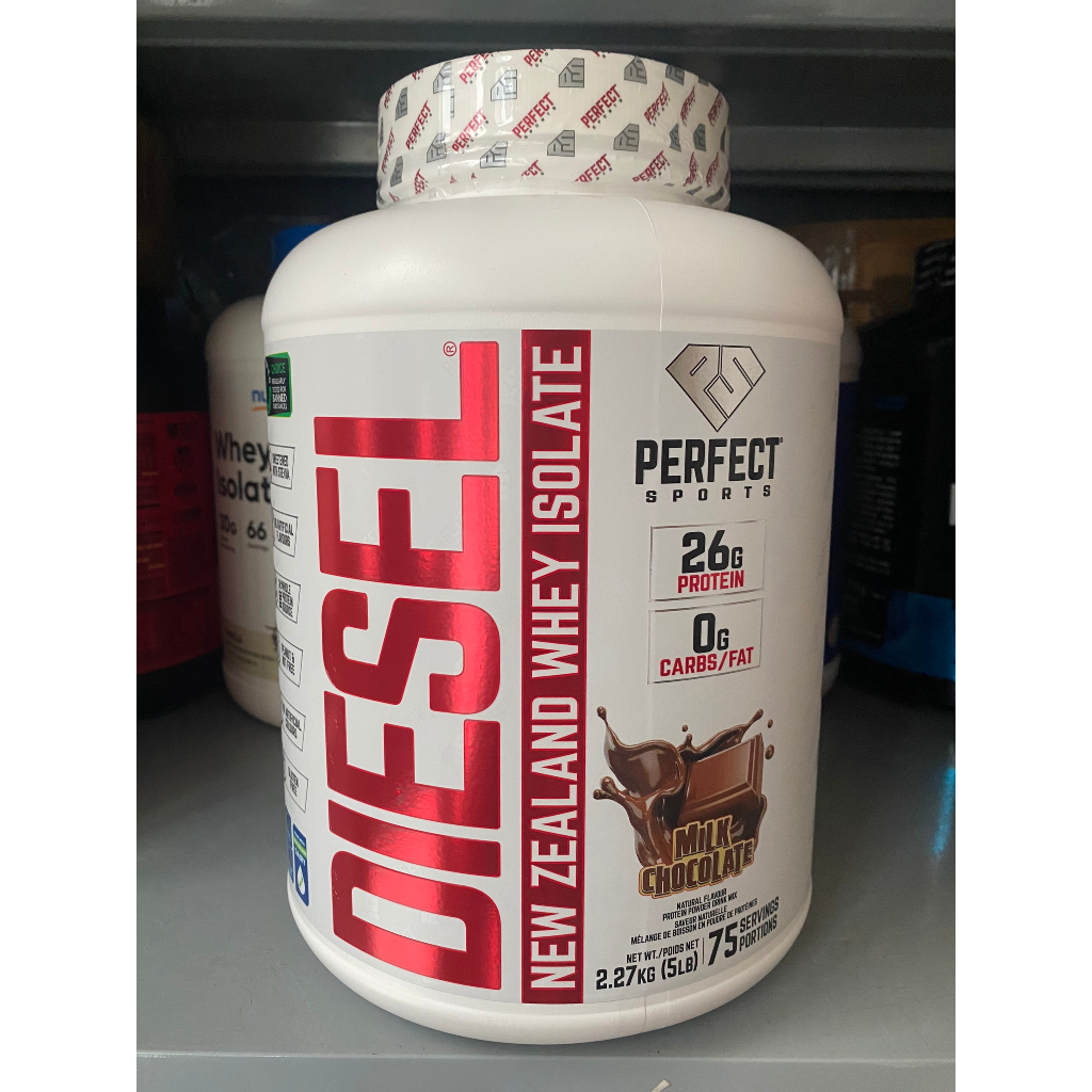 Bột đạm whey Perfect Sports DIESEL NEW ZEALAND WHEY ISOLATE 5Lbs
