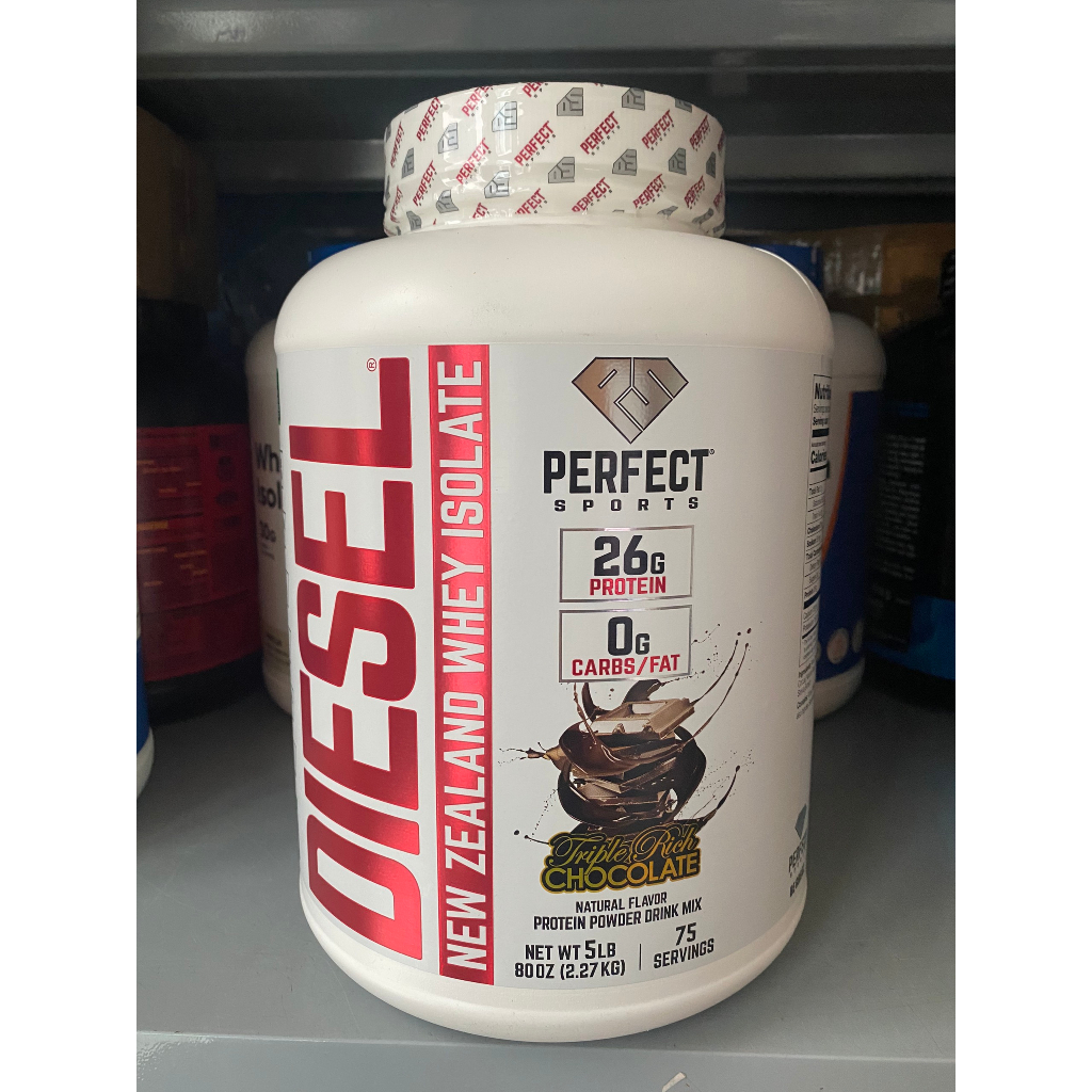 Bột đạm whey Perfect Sports DIESEL NEW ZEALAND WHEY ISOLATE 5Lbs