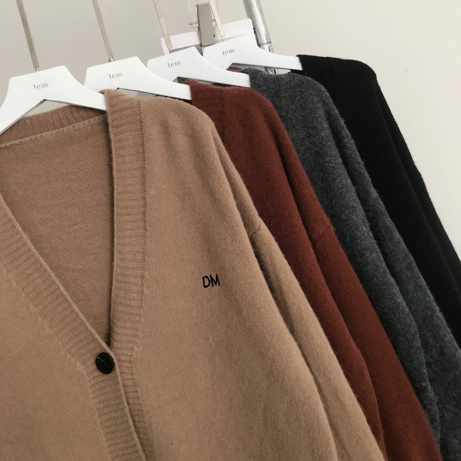 Áo khoác cardigan nữ chất vải len lông thỏ DIMY 10590 - Jemcloset