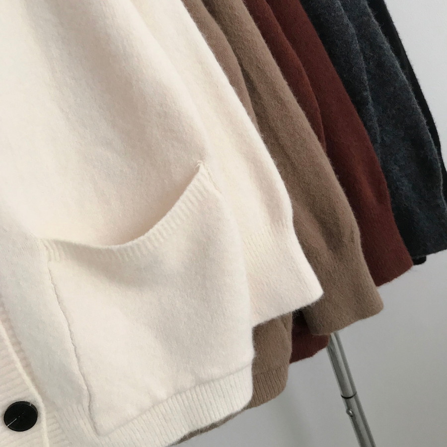 Áo khoác cardigan nữ chất vải len lông thỏ DIMY 10590 - Jemcloset