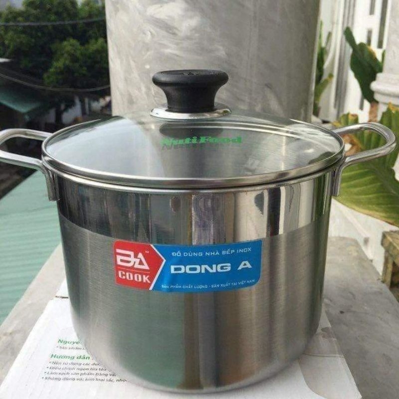 🍒Nồi Inox thân cao NUTIFOOD 20cm