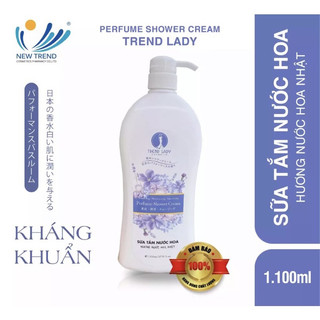 Sữa Tắm Nước Hoa Trend Lady Cosmetic Perfume Shower Cream 1100ml .