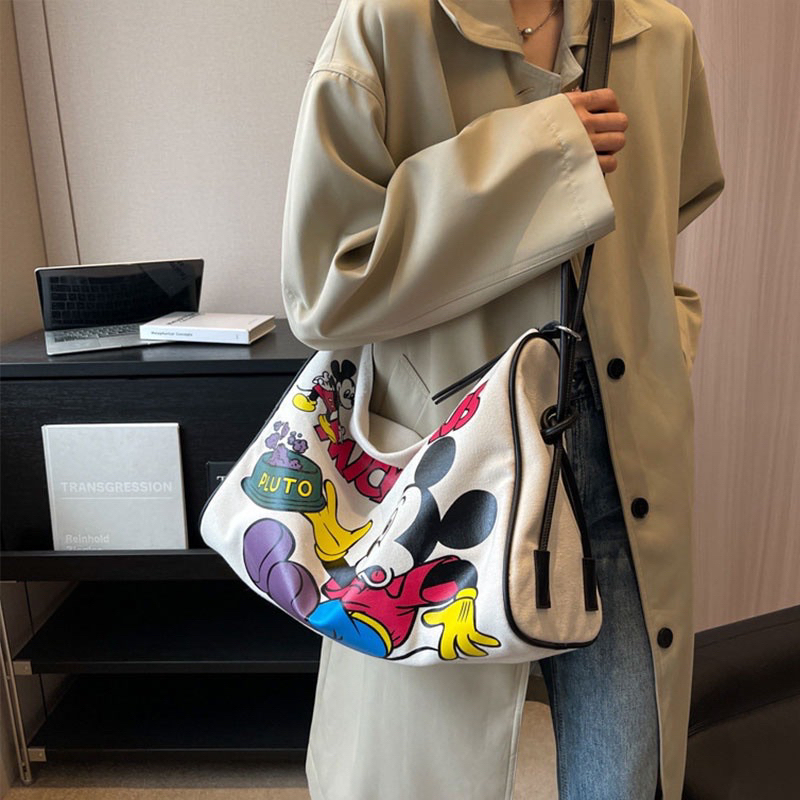 Túi xách nữ bản to Mickey tha hồ du lịch