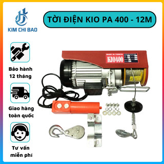 Tời điện KIO PA400 12m/30m KCB - Công suất máy 850W