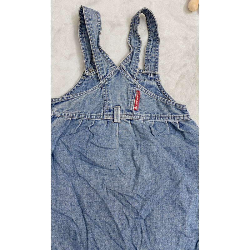Yếm jean xanh bạc 2hand bé gái
