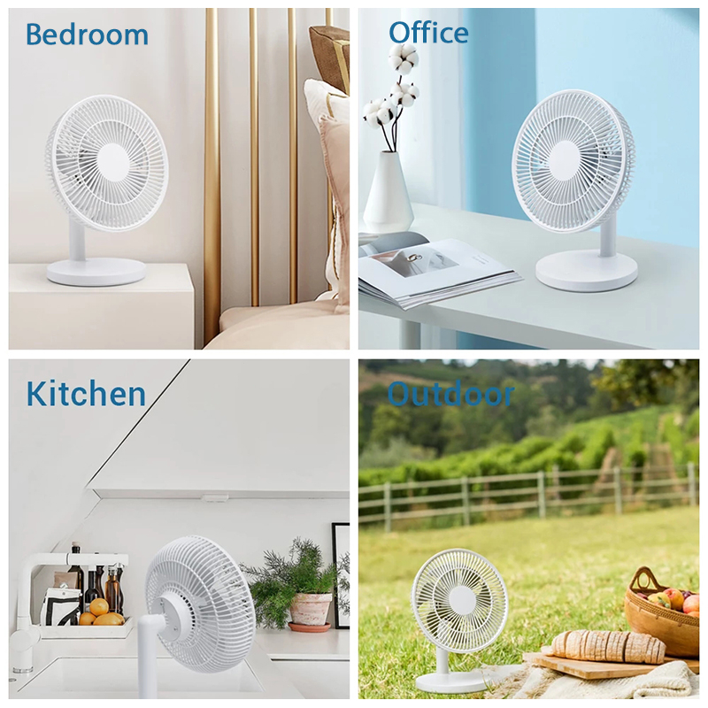 Quạt Điện USB Để Bàn, Quạt Mini Tích Điện 6 inch, Có Thể Sạc Lại Máy Tính Để Bàn Im Lặng Quạt Gió Lớn Quạt Mini Sạc Điện