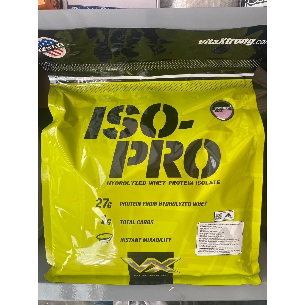 Bột đạm whey VitaXtrong ISO PRO 8Lbs