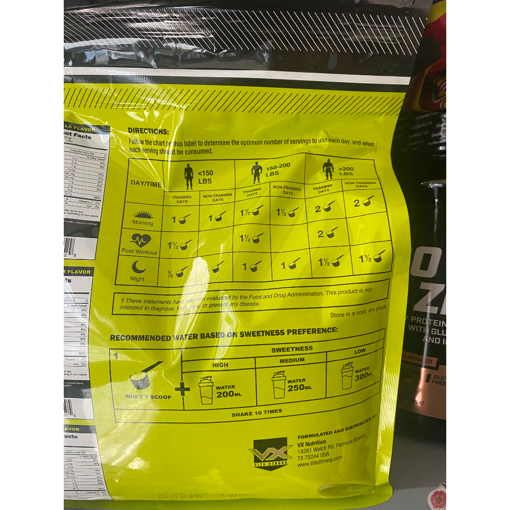 Bột đạm whey VitaXtrong ISO PRO 8Lbs