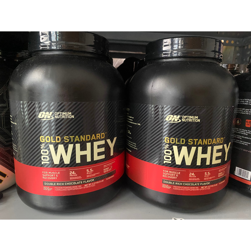 Bột đạm dinh dưỡng thể thao thể hình GOLD STANDARD 100% WHEY 2.3KG hỗ trợ tăng cơ từ thương hiệu OPTIMUM NUTRITION