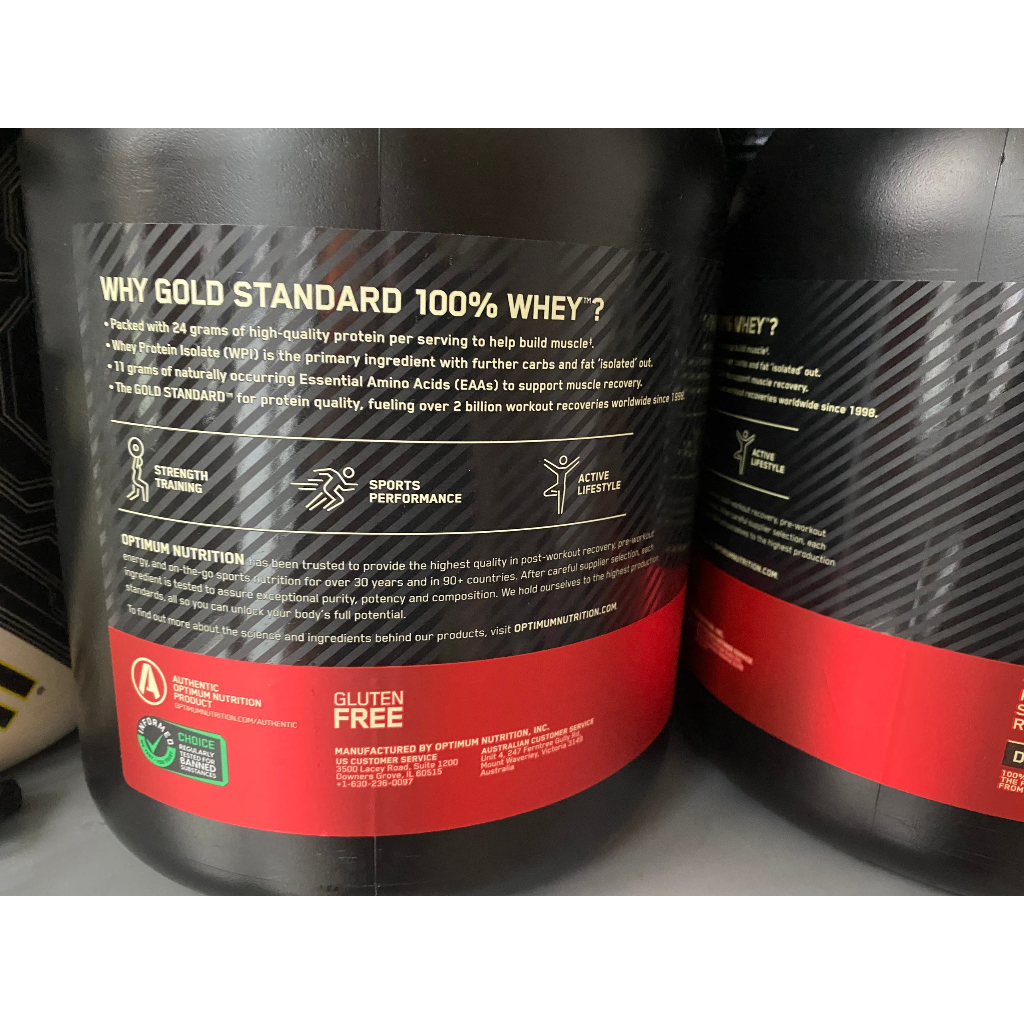 Bột đạm dinh dưỡng thể thao thể hình GOLD STANDARD 100% WHEY 2.3KG hỗ trợ tăng cơ từ thương hiệu OPTIMUM NUTRITION
