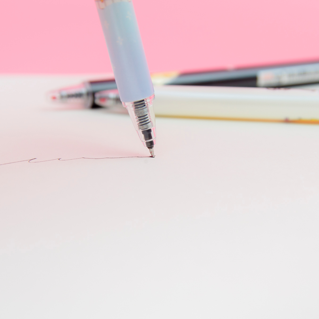 Bút Bi Viết Xóa Được Bằng Đầu Bút Như Bút Chì Mẫu Đẹp Hình Siêu Cute