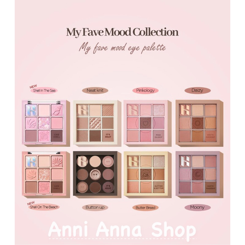 Phấn Mắt Holika My Fave Mood Unleashia BST Mới