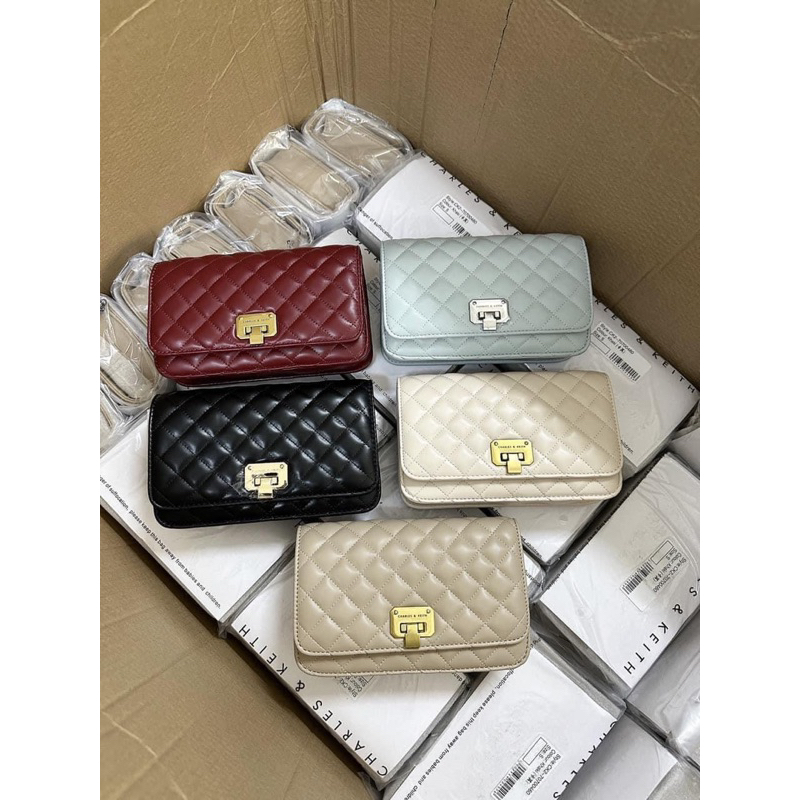 Túi CK trám khoá gập nhiều màu