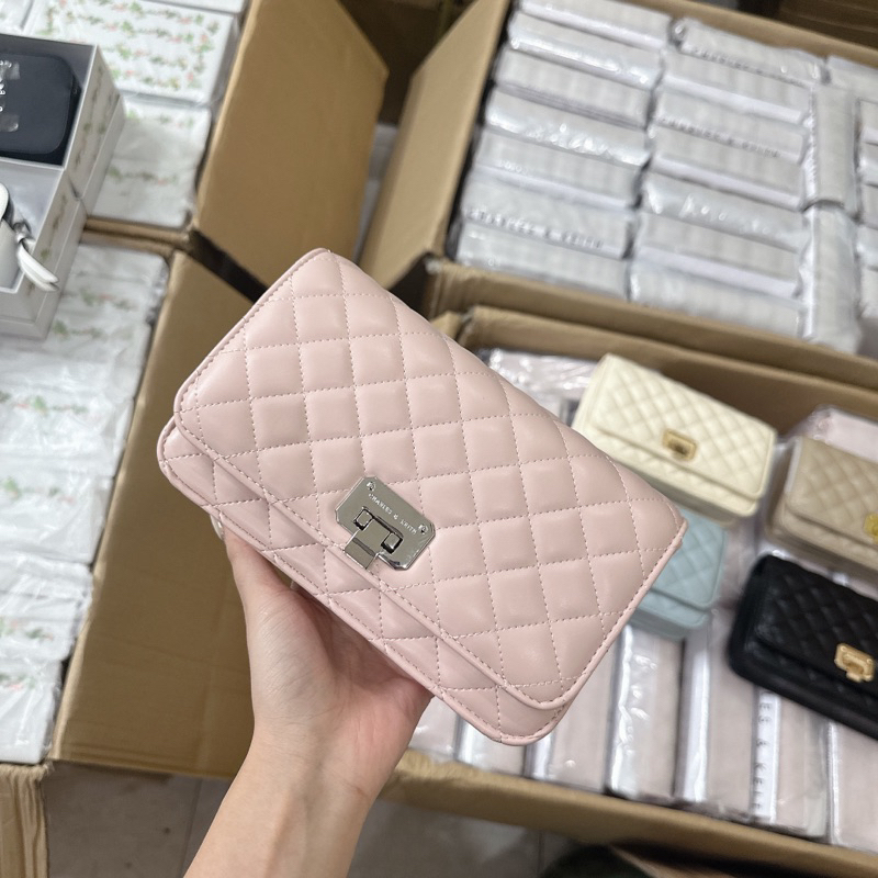 Túi CK trám khoá gập nhiều màu