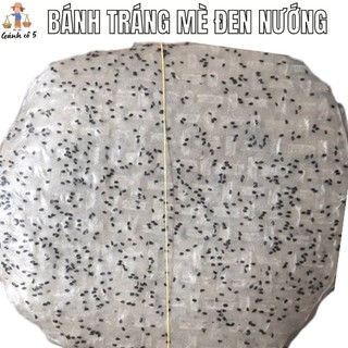 Bánh tráng mè đen nướng(Loại dày)| BT nướng mè đen Bình Định|10cái/ràng
