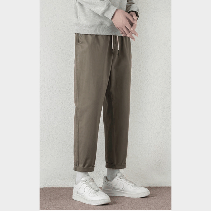 BIGSIZE 40-105KG Quần Baggy Kaki Nam Nữ unisex Sói Store cạp chun ống rộng phong cách năng động