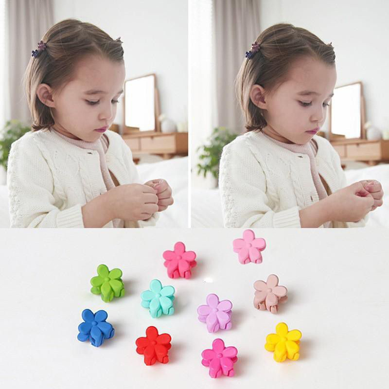 Set 50 Kẹp Tóc nhí Càng Cua Mini Nhiều Màu Cho Bé Gái