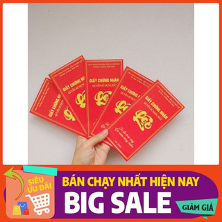 Sỉ 500 bao lì xì sổ hồng, sổ đỏ mẫu hot 2023