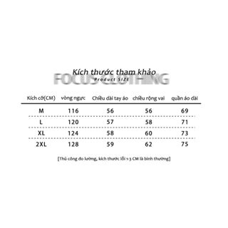 FOCUS fashion retro Trắng dài tay áo nỉ cổ tròn local brand bigsize levents unisex 100%cotton