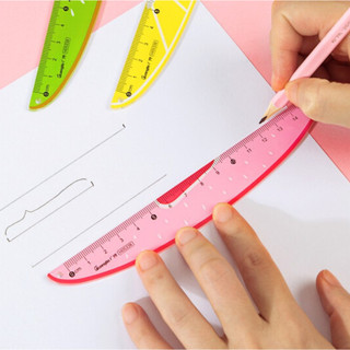 Thước kẻ cute hình hoa quả 15cm guangbo h05338