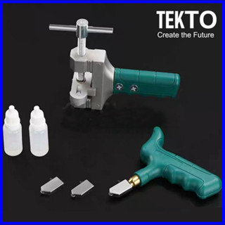 Dao cắt gạch men, Dao cắt kính kèm theo kẹp bẻ tách gạch, kính cao cấp-058