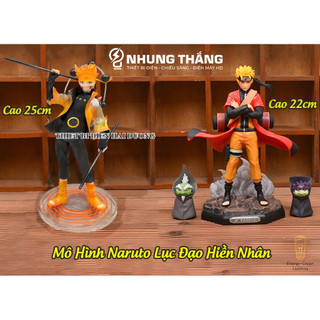 Đồ Chơi Mô Hình Uzumaki Naruto Lục Đạo Hiền Nhân Cao Cấp - Kiểu Dáng Cool Ngầu - Cao 22 - 25cm
