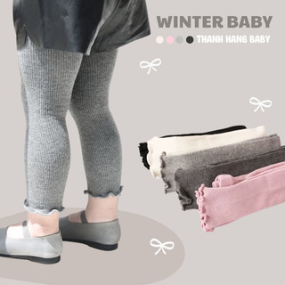 Quần legging cho bé gái, quần legging tăm cho bé gái Thanh Hằng Baby 2-5 tuổi