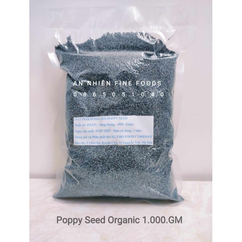 Hạt Poppy Seed HUYHO FOOD Túi 1KG