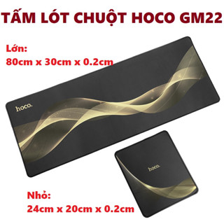 Tấm lót chuột bàn di duột hoco GM22 lớn 80cm x 30cm nhỏ 24cm x 20cm