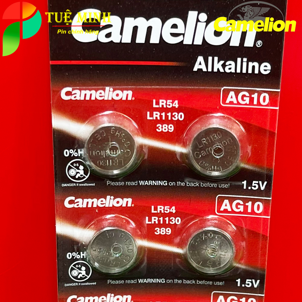 Pin Camelion AG13 / LR44 / LR1154 / 357 / AG10 / LR1130 / 389 / LR48 / LR754 / 309 Siêu rẻ, chính hãng