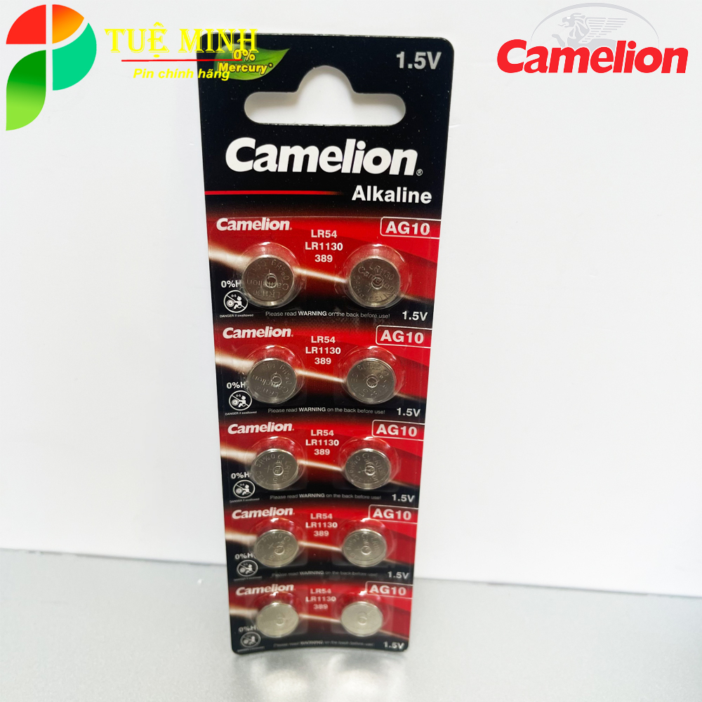 Pin Camelion AG13 / LR44 / LR1154 / 357 / AG10 / LR1130 / 389 / LR48 / LR754 / 309 Siêu rẻ, chính hãng