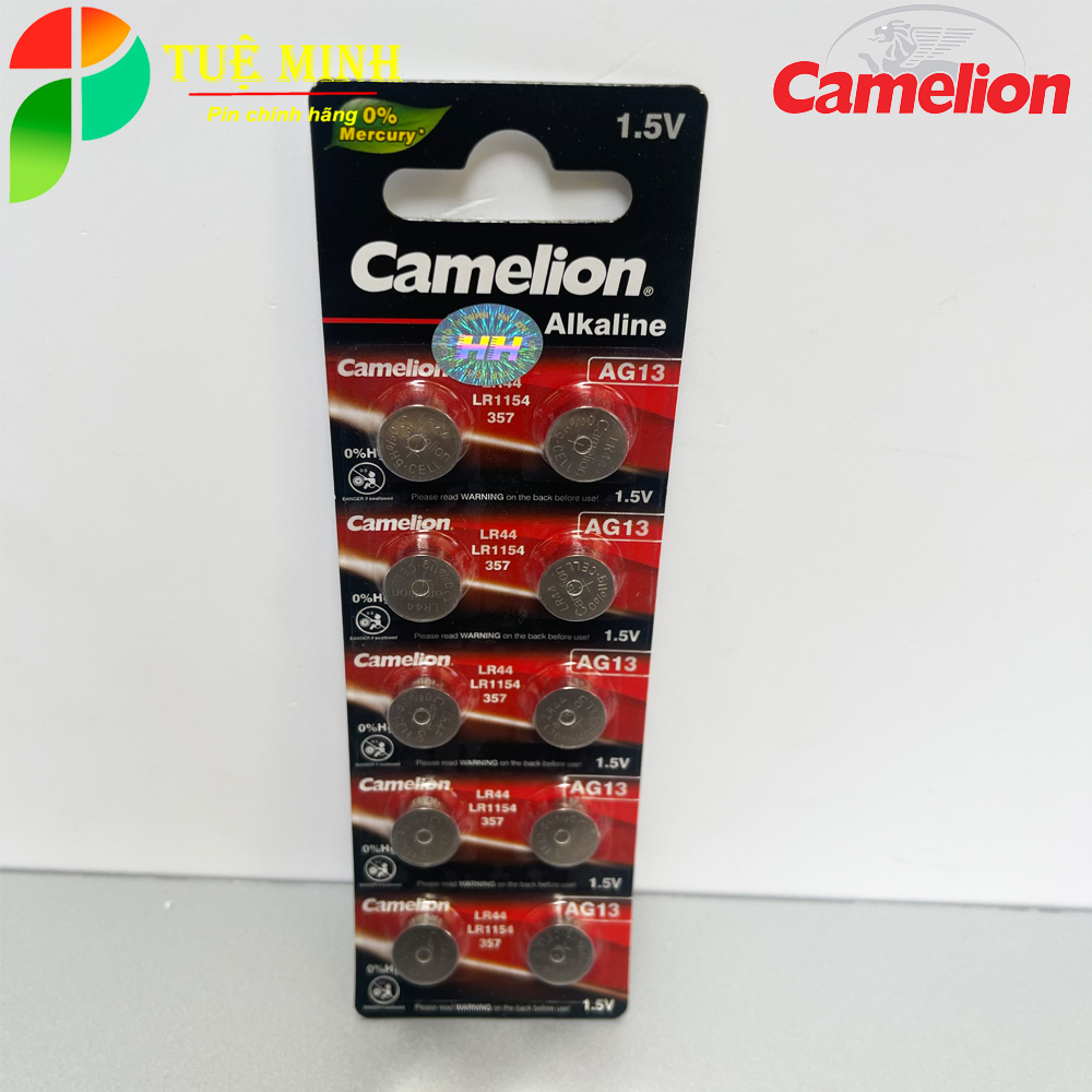 Pin Camelion AG13 / LR44 / LR1154 / 357 / AG10 / LR1130 / 389 / LR48 / LR754 / 309 Siêu rẻ, chính hãng