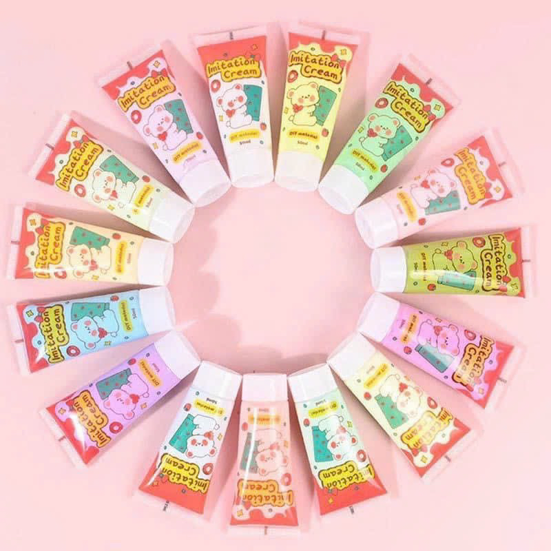 Kem keo trang trí  loại 1 siêu dễ thương DIY 50ml decor