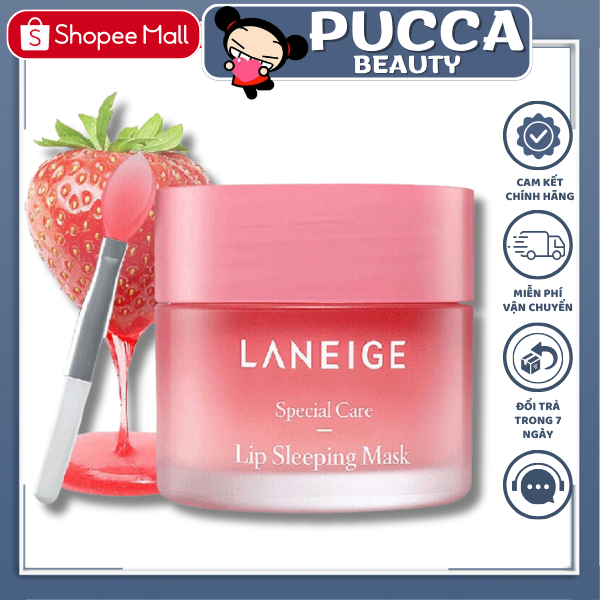 Mặt Nạ Ngủ Môi LANEIGE Lip Sleeping Mask chuyên dụng cho môi chiết xuất quả mọng EX 20g FULLSIZE