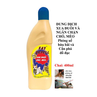 Xịt xua đuổi chó, mèo - ngăn phóng uế, cắn phá fay repell 400ml