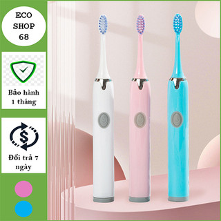 Bàn Chải đánh Răng điện IPX7 , Bàn Chải điện Tự động Chống Nước Kèm Tặng Thêm 2 Đầu Chải Mềm