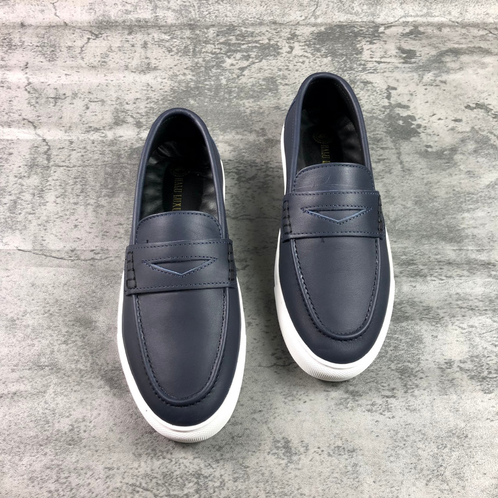 Giày lười nam Beman BGL, giày làm bằng da bò nappan nhập khẩu nguyên tấm, đế cao su tăng chiều cao, lót cao su non matxa