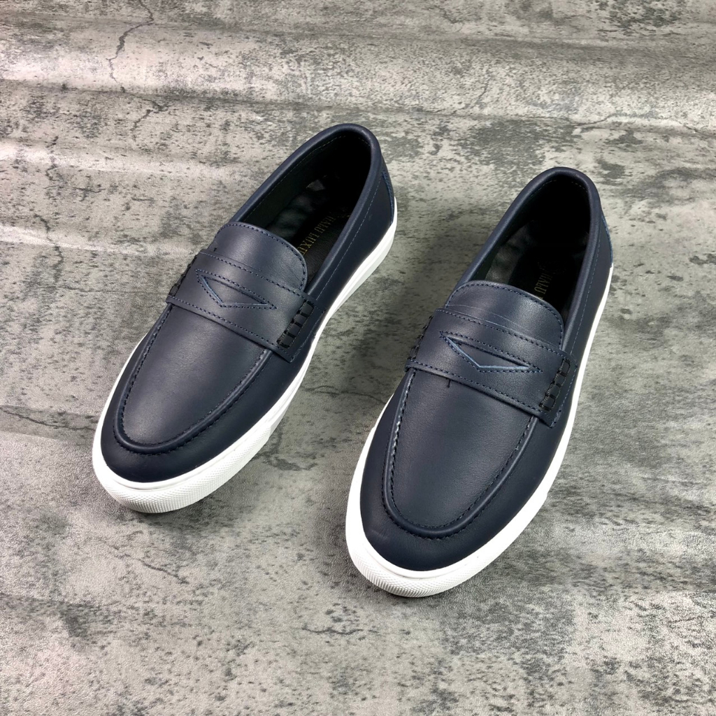 Giày lười nam Beman BGL, giày làm bằng da bò nappan nhập khẩu nguyên tấm, đế cao su tăng chiều cao, lót cao su non matxa