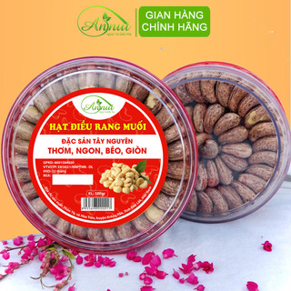 Hạt Điều Rang Muối Chưa Bóc Vỏ lụa hàng loại 1 cao cấp hạt điều giòn có vị mặn nhẹ