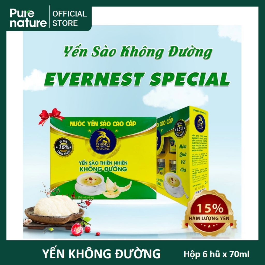 Yến sào cao cấp EverNest Không đường