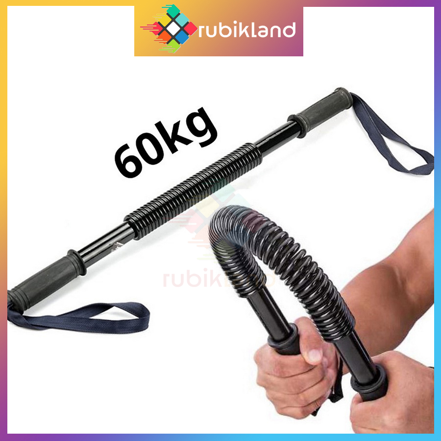 Thanh Gậy Bẻ Lò Xo Tập Cơ Tay Đồ Long Đao Thanh Đòn Bẻ Tay Vai Ngực 30kg 40kg 50kg Tập Gym Thể Dục Tại Nhà - Little Kobo