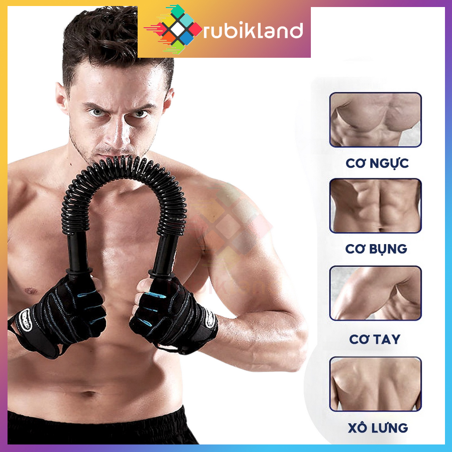 Thanh Gậy Bẻ Lò Xo Tập Cơ Tay Đồ Long Đao Thanh Đòn Bẻ Tay Vai Ngực 30kg 40kg 50kg Tập Gym Thể Dục Tại Nhà - Little Kobo