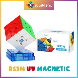 [Bản UV] Rubik 3x3 MoYu RS3M 2020 UV Coated Rubic 3 Tầng Phủ Lớp UV Đồ Chơi Trí Tuệ Trẻ Em Tư Duy