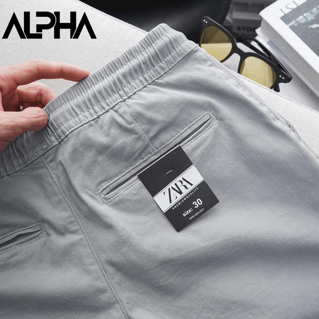 Quần short nam kaki thun cao cấp mẫu trơn dễ phối GEN ALPHA, quần short kaki dây rút GEN452